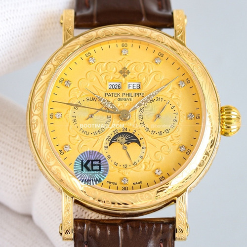 파텍필립 칼라트라바 스틸 퍼페추얼캘린더 문페이즈 오토매틱 Patek Philippe Calatrava Steel Perpetual Calendar Moonphase Automatic 42mm