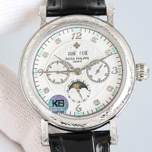 파텍필립 칼라트라바 스틸 퍼페추얼캘린더 문페이즈 오토매틱 Patek Philippe Calatrava Steel Perpetual Calendar Moonphase Automatic 42mm