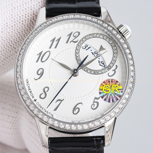 바쉐론콘스탄틴 에제리 스틸 다이아 문페이즈 오토매틱 Vacheron Constantin Égérie Steel Diamond Moonphase Automatic 37mm