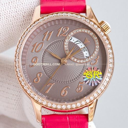 바쉐론콘스탄틴 에제리 스틸 다이아 문페이즈 오토매틱 Vacheron Constantin Égérie Steel Diamond Moonphase Automatic 37mm