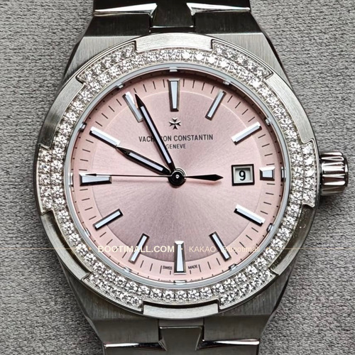 바쉐론콘스탄틴 오버시즈 스틸 선레이 다이얼 쿼츠 Vacheron Constantin Overseas Steel Sunray Dial Quartz 33mm