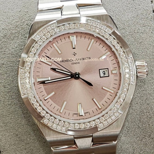 바쉐론콘스탄틴 오버시즈 스틸 선레이 다이얼 쿼츠 Vacheron Constantin Overseas Steel Sunray Dial Quartz 33mm