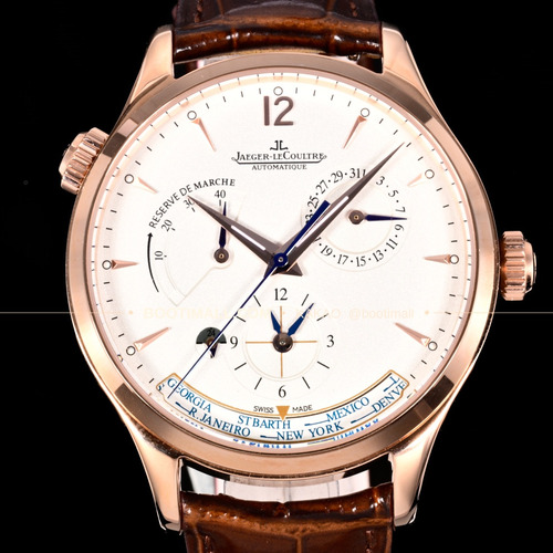 예거르쿨트르 마스터 지오그래픽 스틸 듀얼타임 오토매틱 Jaeger-LeCoultre Master Geographic Steel Dual Time Automatic Q1428421 42mm