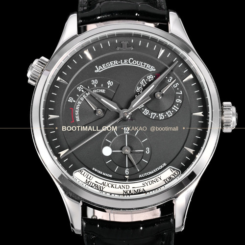 예거르쿨트르 마스터 지오그래픽 스틸 듀얼타임 오토매틱 Jaeger-LeCoultre Master Geographic Steel Dual Time Automatic Q1428421 42mm