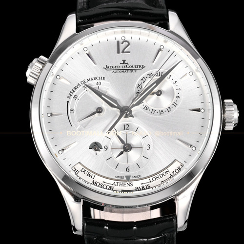 예거르쿨트르 마스터 지오그래픽 스틸 듀얼타임 오토매틱 Jaeger-LeCoultre Master Geographic Steel Dual Time Automatic Q1428421 42mm