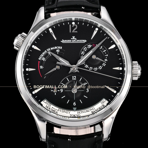 예거르쿨트르 마스터 지오그래픽 스틸 듀얼타임 오토매틱 Jaeger-LeCoultre Master Geographic Steel Dual Time Automatic Q1428421 42mm
