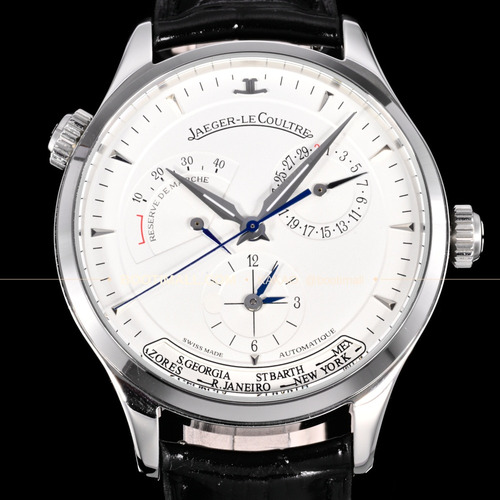 예거르쿨트르 마스터 지오그래픽 스틸 듀얼타임 오토매틱 Jaeger-LeCoultre Master Geographic Steel Dual Time Automatic Q1428421 42mm