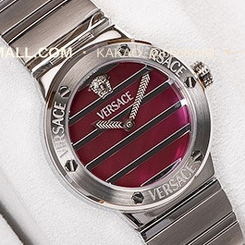 베르사체 그레카 로고 자개 다이얼 쿼츠 Versace Greca Logo Mother of Pearl Dial Quartz 33mm