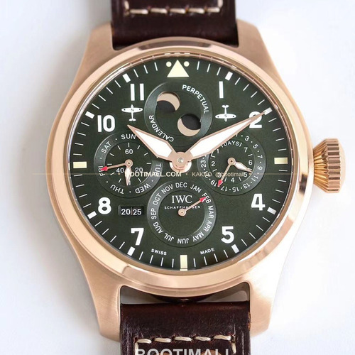 IWC 빅파일럿 퍼페추얼 캘린더 스틸 오토매틱 IWC Big Pilot Perpetual Calendar Steel Automatic IW503605 41mm