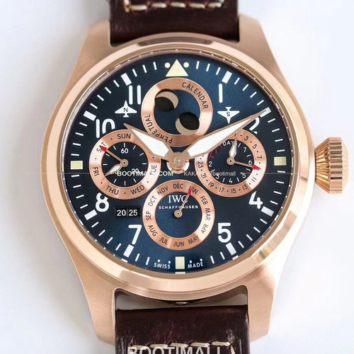 IWC 빅파일럿 퍼페추얼 캘린더 스틸 오토매틱 IWC Big Pilot Perpetual Calendar Steel Automatic IW503605 41mm