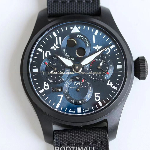 IWC 빅파일럿 퍼페추얼 캘린더 스틸 오토매틱 IWC Big Pilot Perpetual Calendar Steel Automatic IW503605 41mm