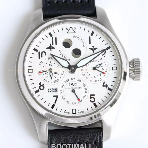 IWC 빅파일럿 퍼페추얼 캘린더 스틸 오토매틱 IWC Big Pilot Perpetual Calendar Steel Automatic IW503605 41mm