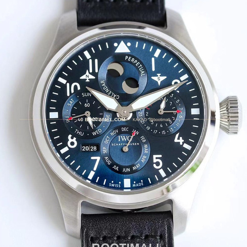 IWC 빅파일럿 퍼페추얼 캘린더 스틸 오토매틱 IWC Big Pilot Perpetual Calendar Steel Automatic IW503605 41mm
