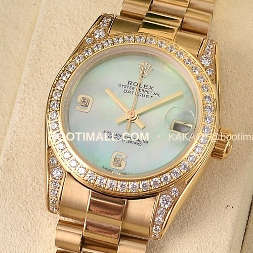 롤렉스 데이트저스트 31 자개 컬러 다이얼 다이아 세팅 오토매틱 Rolex Datejust 31 Mother of Pearl Dial Diamond Setting Automatic 31mm