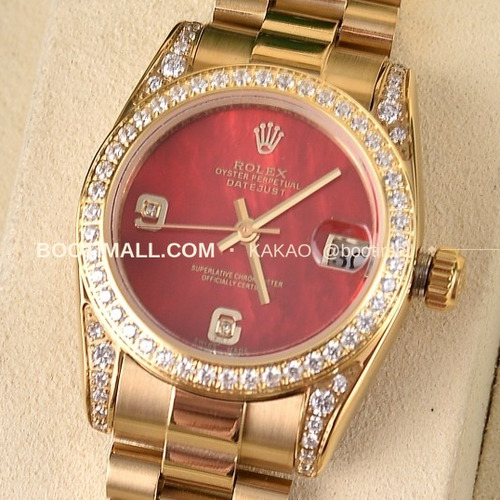 롤렉스 데이트저스트 31 자개 컬러 다이얼 다이아 세팅 오토매틱 Rolex Datejust 31 Mother of Pearl Dial Diamond Setting Automatic 31mm