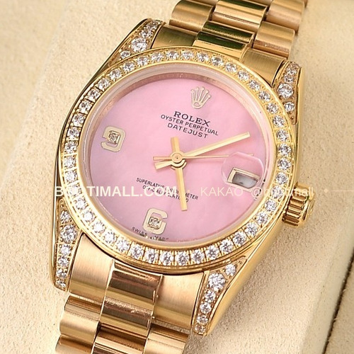 롤렉스 데이트저스트 31 자개 컬러 다이얼 다이아 세팅 오토매틱 Rolex Datejust 31 Mother of Pearl Dial Diamond Setting Automatic 31mm