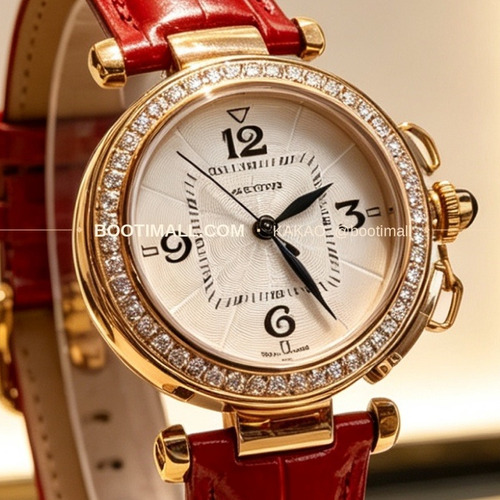 까르띠에 파샤 드 까르띠에 스틸 블루핸즈 쿼츠 Cartier Pasha de Cartier Steel Blue Hands Quartz 35mm