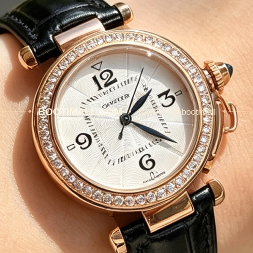 까르띠에 파샤 드 까르띠에 스틸 블루핸즈 쿼츠 Cartier Pasha de Cartier Steel Blue Hands Quartz 35mm