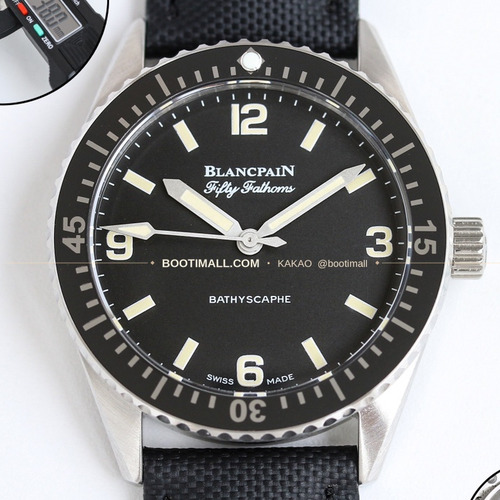 블랑팡 피프티패덤즈 바티스카프 세라믹 오토매틱 Blancpain Fifty Fathoms Bathyscaphe Ceramic Automatic 5100-1130 38mm