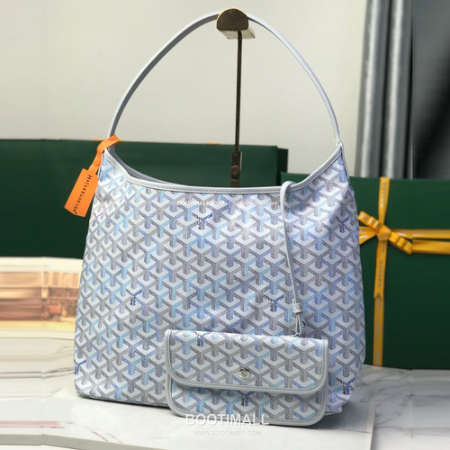 고야드 호보 보헴 고야르딘 캔버스 멀티컬러 숄더백 Goyard Hobo Boheme Goyardine Canvas Multicolor Shoulder Bag 020223 43cm