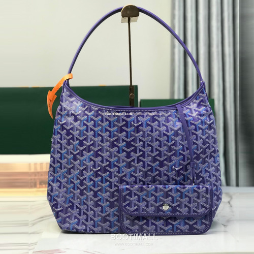 고야드 호보 보헴 고야르딘 캔버스 멀티컬러 숄더백 Goyard Hobo Boheme Goyardine Canvas Multicolor Shoulder Bag 020223 43cm