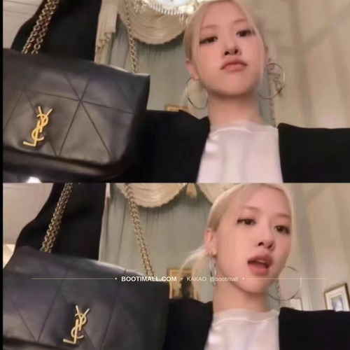 생로랑 제이미 나파 램스킨 카레리브고슈 퀼팅 체인 숄더백 Saint Laurent Jamie Nappa Lambskin Carre Rive Gauche Quilted Chain Shoulder Bag 763475 25cm