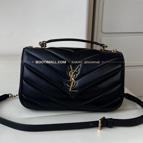 생로랑 루루 카프스킨 V퀼팅 토트 숄더백 Saint Laurent Loulou Calfskin V Quilted Tote Shoulder Bag 869461 25cm