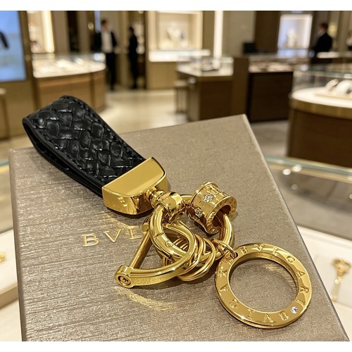 불가리 클래식 로고 빈티지 메탈 키링 Bulgari Classic Logo Vintage Metal Keyring