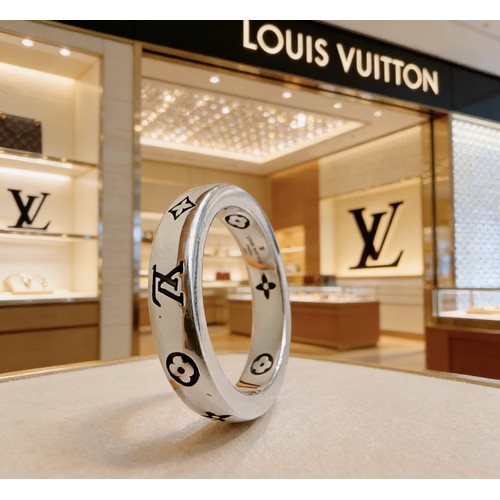 루이비통 빈티지 실버 펑크 링 Louis Vuitton Vintage Silver Punk Ring