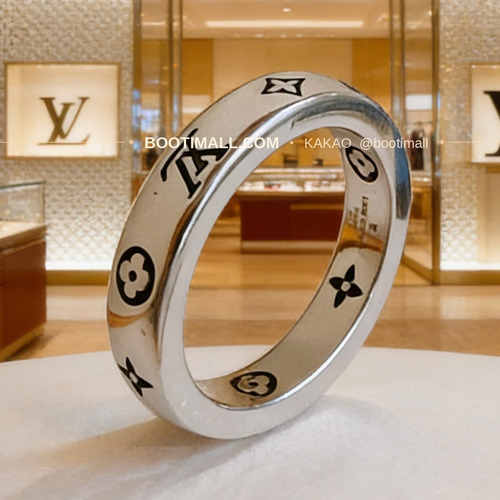 루이비통 빈티지 실버 펑크 링 Louis Vuitton Vintage Silver Punk Ring