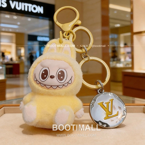 루이비통 라부부 콜라보 앵거 포레스트 빈티지 메탈 키링 Louis Vuitton Labubu Collaboration Anger Forest Vintage Metal Keyring