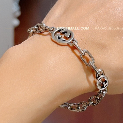 구찌 2026 더블 G 로고 체인 브레이슬릿 Gucci 2026 Double G Logo Chain Bracelet