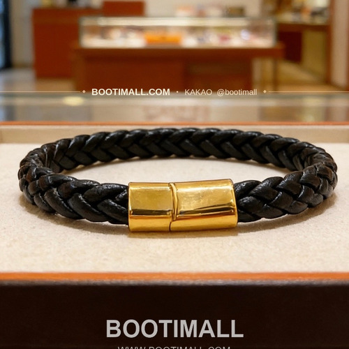 에르메스 앵거 포레스트 18K 골드 가죽 스트랩 브레이슬릿 Hermes Anger Forest 18K Gold Leather Strap Bracelet