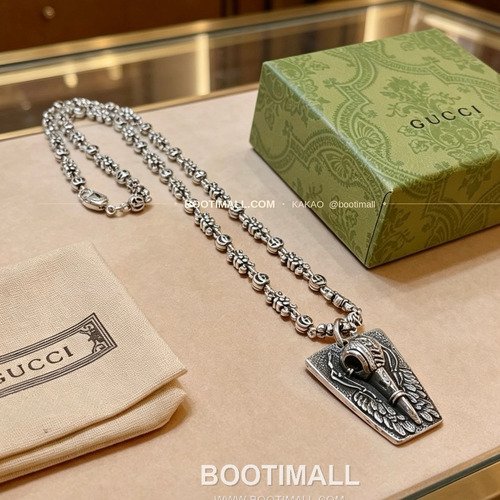구찌 앵거 포레스트 더블 G 빈티지 체인 네크리스 Gucci Anger Forest Double G Vintage Chain Necklace