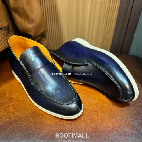 벨루티 송아지가죽 파티나 블랙 스니커즈 Berluti Calfskin Patina Black Sneakers