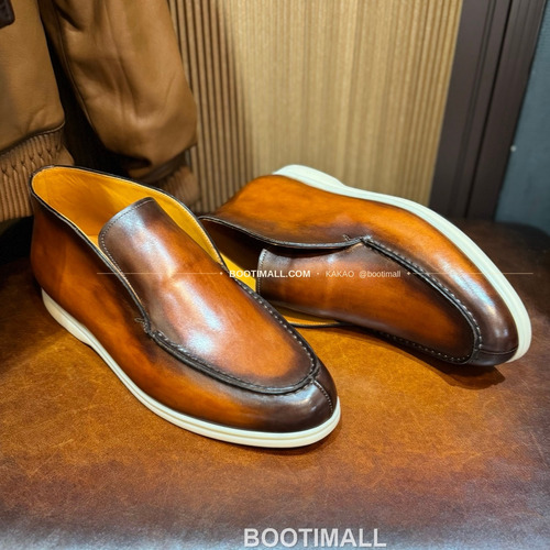 벨루티 송아지가죽 파티나 블랙 스니커즈 Berluti Calfskin Patina Black Sneakers