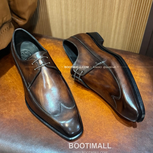 벨루티 송아지가죽 파티나 블랙 굿이어 로퍼 Berluti Calfskin Patina Black Goodyear Loafers