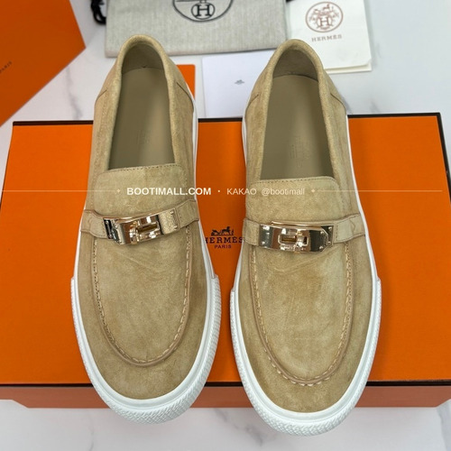 에르메스 조브 켈리 송아지가죽 로퍼 Hermes Job Kelly Calfskin Black Loafers