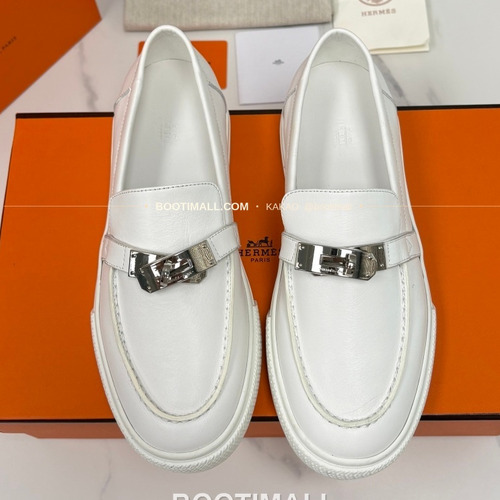 에르메스 조브 켈리 송아지가죽 로퍼 Hermes Job Kelly Calfskin Black Loafers