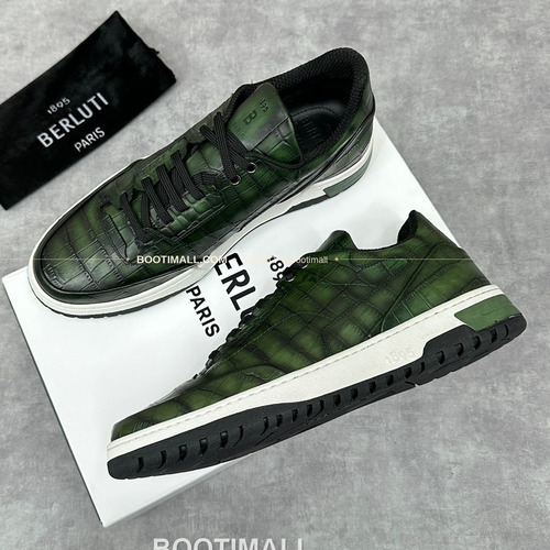 벨루티 플레이오프 송아지가죽 파티나 멀티컬러 스니커즈 Berluti Playoff Calfskin Patina Multicolor Sneakers