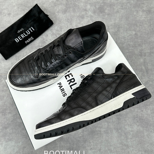 벨루티 플레이오프 송아지가죽 파티나 멀티컬러 스니커즈 Berluti Playoff Calfskin Patina Multicolor Sneakers