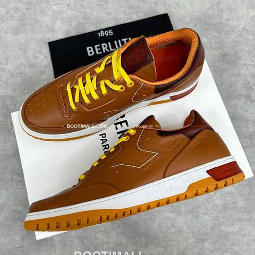 벨루티 플레이오프 송아지가죽 파티나 멀티컬러 스니커즈 Berluti Playoff Calfskin Patina Multicolor Sneakers