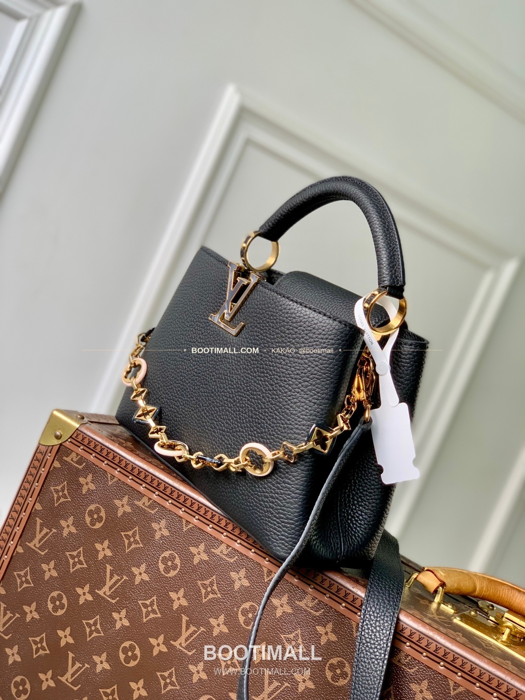루이비통 카퓌신 스몰 타우릴론 레더 플라워 크라운 토트백 Louis Vuitton Capucines Small Taurillon Leather Flower Crown Top Handle Bag M14970 27cm 2