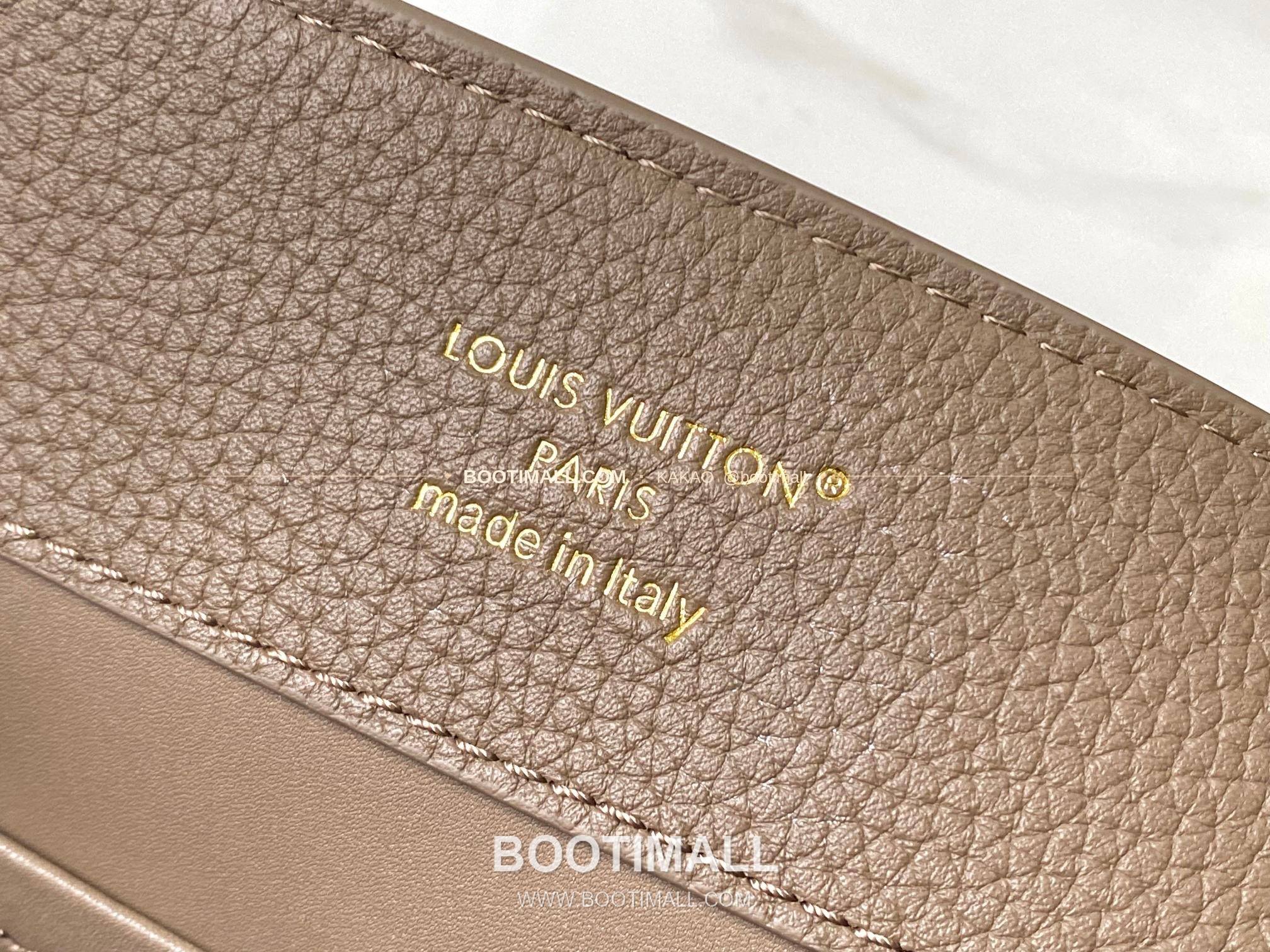 루이비통 카퓌신 미디움 타우릴론 레더 체인 디테일 카키 토트백 Louis Vuitton Capucines Medium Taurillon Leather Chain Detail Khaki Top Handle Bag M27312 31cm 8