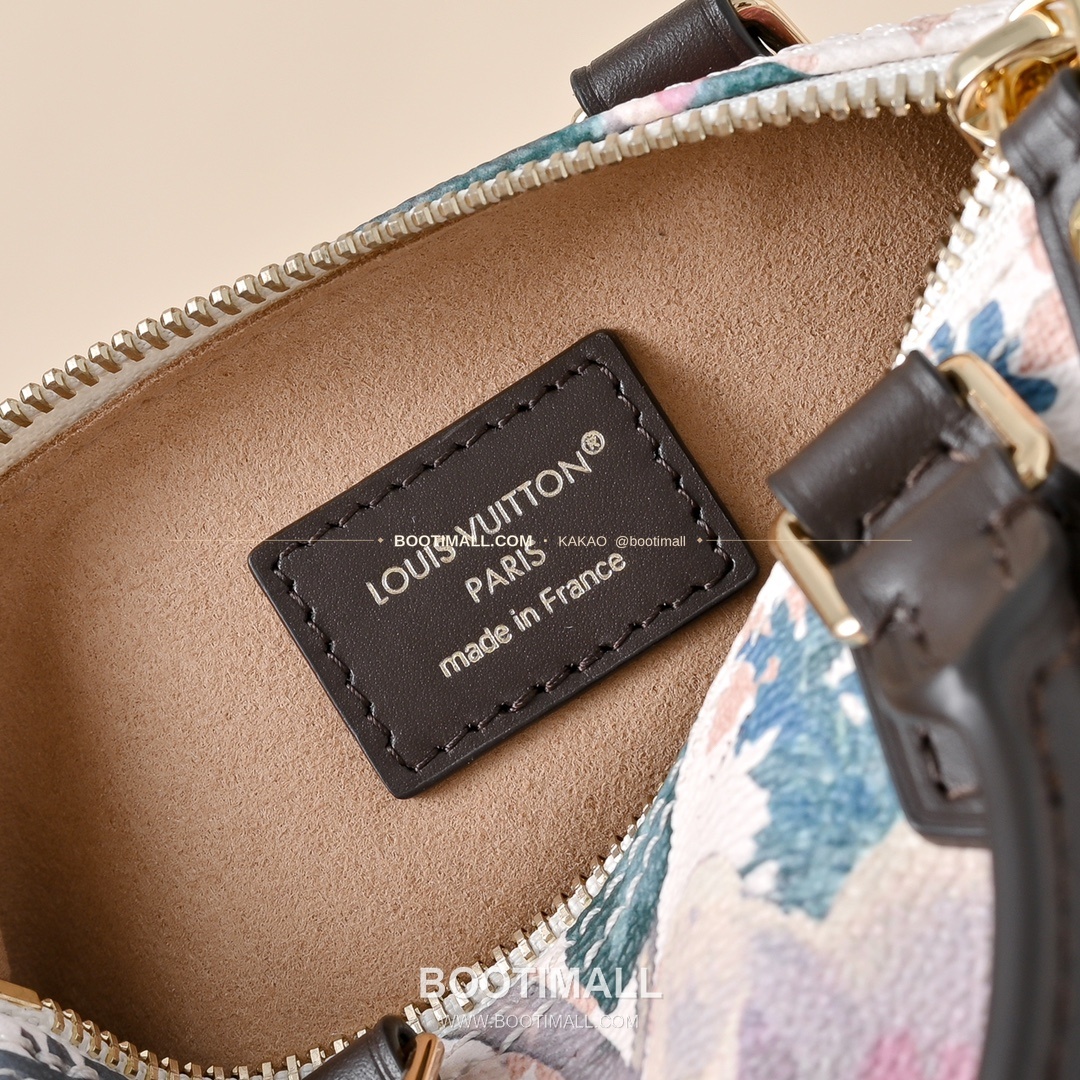루이비통 나노 스피디 모노그램 캔버스 플로럴 브라운 토트백 Louis Vuitton Nano Speedy Monogram Canvas Floral Brown Top Handle Bag M29149 16cm 8