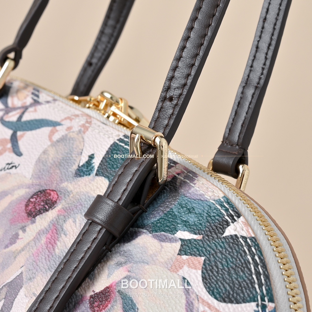 루이비통 스콰이어 이스트웨스트 모노그램 듄 캔버스 플로럴 브라운 숄더백 Louis Vuitton Squire East West Monogram Dune Canvas Floral Brown Shoulder Bag M29185 29cm 4