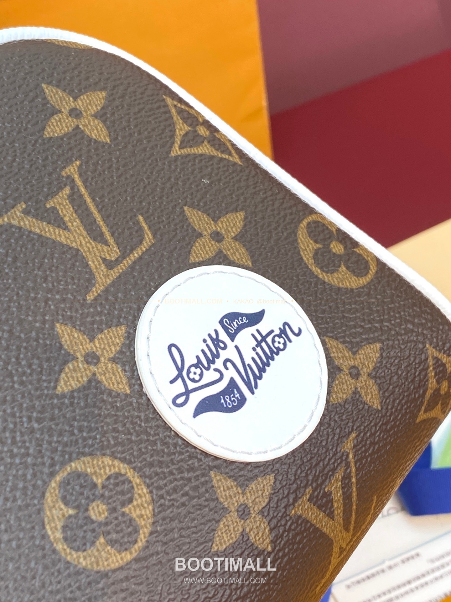 루이비통 도프 키트 모노그램 캔버스 LV 골프 패치 브라운 클러치 Louis Vuitton Dopp Kit Monogram Canvas LV Golf Patch Brown Clutch M28371 28cm 8