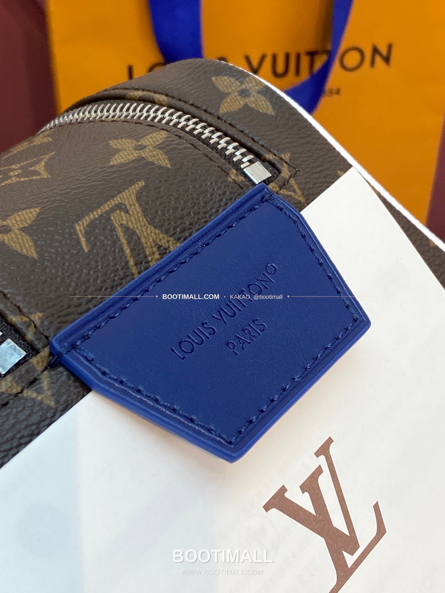 루이비통 도프 키트 모노그램 캔버스 LV 골프 패치 브라운 클러치 Louis Vuitton Dopp Kit Monogram Canvas LV Golf Patch Brown Clutch M28371 28cm 9
