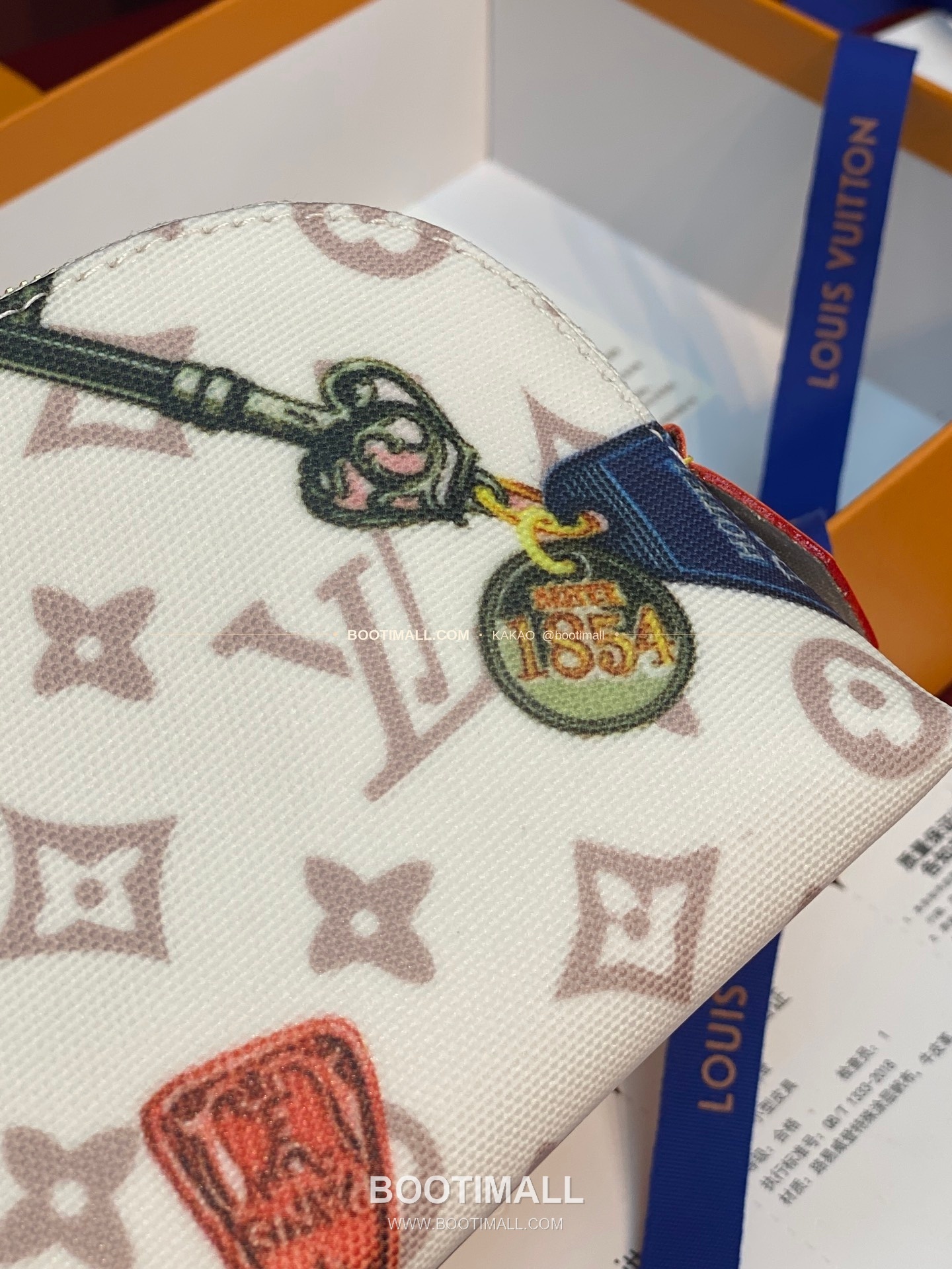 루이비통 포쉐트 코스메틱 스몰 모노그램 듄 캔버스 빈티지 브라운 파우치 Louis Vuitton Pochette Cosmetique Small Monogram Dune Canvas Vintage Brown Pouch M28956 19cm 7