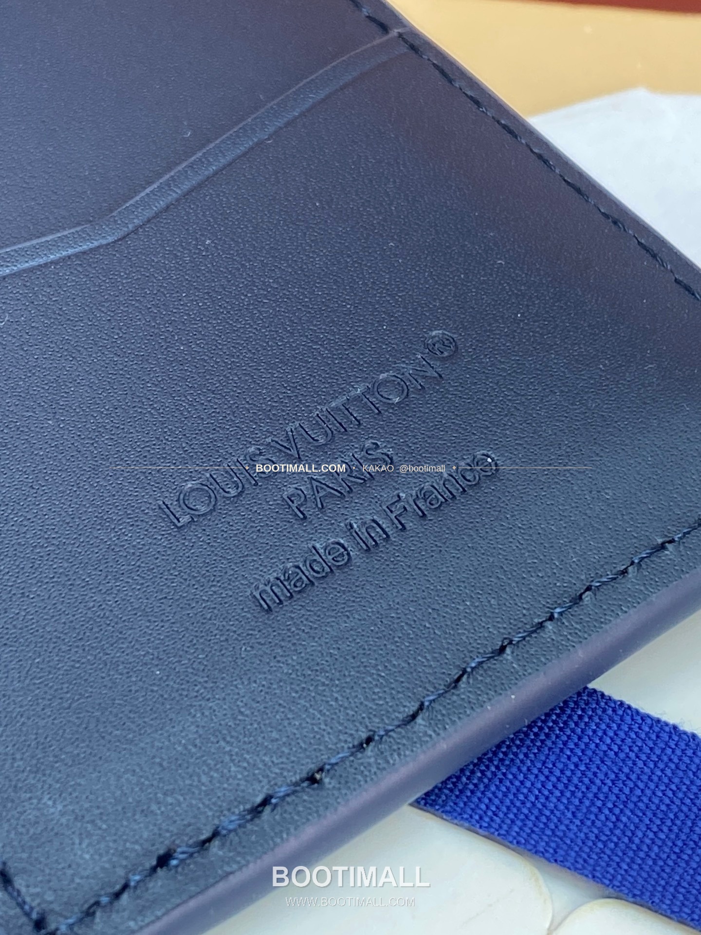 루이비통 모노그램 섀도우 레더 네이비 화이트 반지갑 Louis Vuitton Monogram Shadow Leather Navy White Bifold Wallet M29135 9